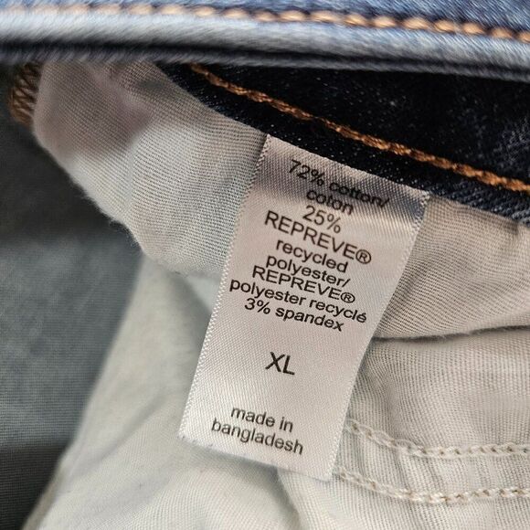 EUC M JEANS BY MAURICES MID RISE STRETCH JEANS SIZE XL 12-14 - Picture 12 of 15